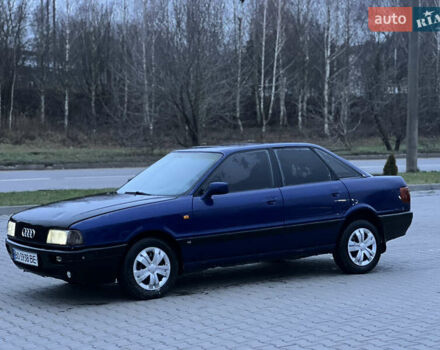 Синий Ауди 80, объемом двигателя 1.78 л и пробегом 256 тыс. км за 1250 $, фото 2 на Automoto.ua
