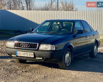 Синий Ауди 80, объемом двигателя 1.8 л и пробегом 250 тыс. км за 1950 $, фото 3 на Automoto.ua