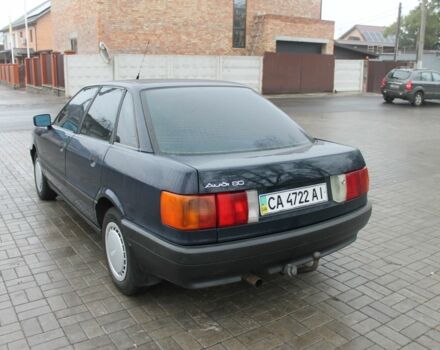 Синий Ауди 80, объемом двигателя 1.8 л и пробегом 200 тыс. км за 1900 $, фото 2 на Automoto.ua