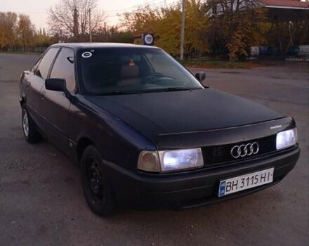 Синий Ауди 80, объемом двигателя 1.8 л и пробегом 573 тыс. км за 1650 $, фото 2 на Automoto.ua