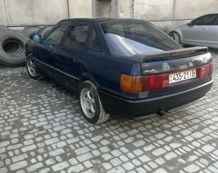 Синий Ауди 80, объемом двигателя 1.8 л и пробегом 400 тыс. км за 1500 $, фото 1 на Automoto.ua
