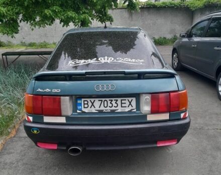 Синий Ауди 80, объемом двигателя 1.8 л и пробегом 300 тыс. км за 2000 $, фото 1 на Automoto.ua