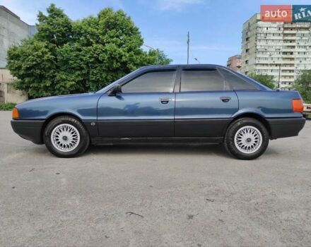 Синий Ауди 80, объемом двигателя 2 л и пробегом 375 тыс. км за 2400 $, фото 6 на Automoto.ua