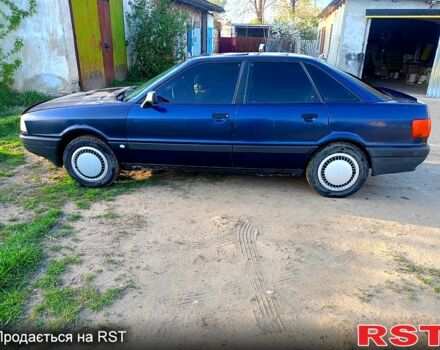 Синий Ауди 80, объемом двигателя 1.8 л и пробегом 430 тыс. км за 1700 $, фото 3 на Automoto.ua