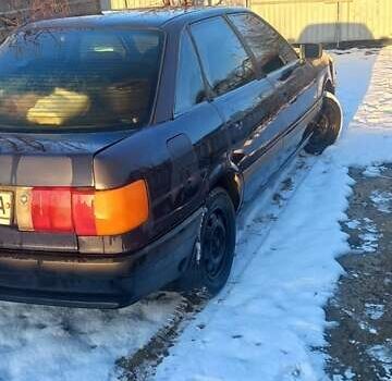 Синий Ауди 80, объемом двигателя 1.6 л и пробегом 550 тыс. км за 1300 $, фото 14 на Automoto.ua