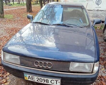Синий Ауди 80, объемом двигателя 1.8 л и пробегом 340 тыс. км за 1500 $, фото 3 на Automoto.ua