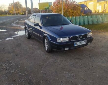 Синий Ауди 80, объемом двигателя 2 л и пробегом 334 тыс. км за 2199 $, фото 1 на Automoto.ua