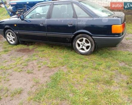 Синий Ауди 80, объемом двигателя 1.8 л и пробегом 350 тыс. км за 1850 $, фото 3 на Automoto.ua