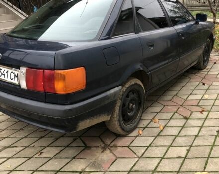 Синий Ауди 80, объемом двигателя 1.8 л и пробегом 170 тыс. км за 1500 $, фото 1 на Automoto.ua