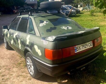 Синий Ауди 80, объемом двигателя 2 л и пробегом 343 тыс. км за 1850 $, фото 4 на Automoto.ua