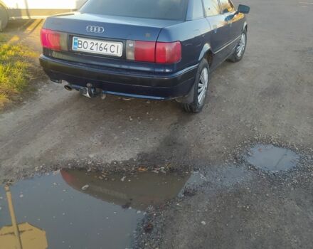 Синий Ауди 80, объемом двигателя 2 л и пробегом 334 тыс. км за 2199 $, фото 5 на Automoto.ua