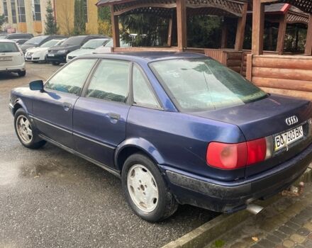 Синий Ауди 80, объемом двигателя 2 л и пробегом 350 тыс. км за 1299 $, фото 3 на Automoto.ua