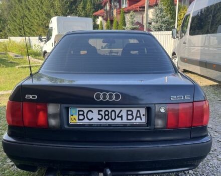 Синий Ауди 80, объемом двигателя 2 л и пробегом 280 тыс. км за 3000 $, фото 3 на Automoto.ua