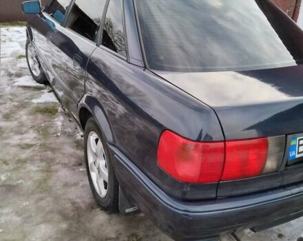 Синий Ауди 80, объемом двигателя 2.8 л и пробегом 400 тыс. км за 2700 $, фото 2 на Automoto.ua