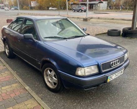 Синий Ауди 80, объемом двигателя 2 л и пробегом 350 тыс. км за 1299 $, фото 2 на Automoto.ua