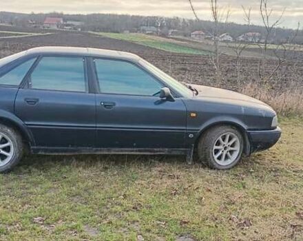 Синий Ауди 80, объемом двигателя 2 л и пробегом 549 тыс. км за 1600 $, фото 2 на Automoto.ua