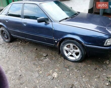 Синий Ауди 80, объемом двигателя 2 л и пробегом 332 тыс. км за 2100 $, фото 5 на Automoto.ua