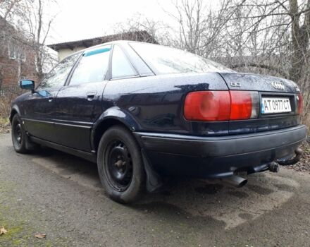 Синий Ауди 80, объемом двигателя 2 л и пробегом 300 тыс. км за 2000 $, фото 3 на Automoto.ua