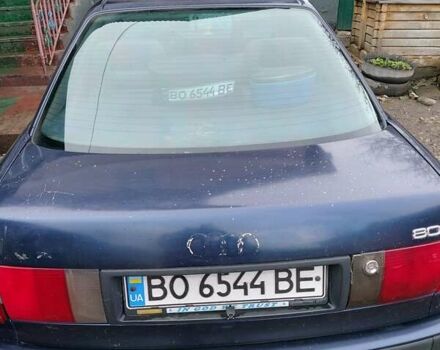 Синий Ауди 80, объемом двигателя 2 л и пробегом 332 тыс. км за 2100 $, фото 1 на Automoto.ua