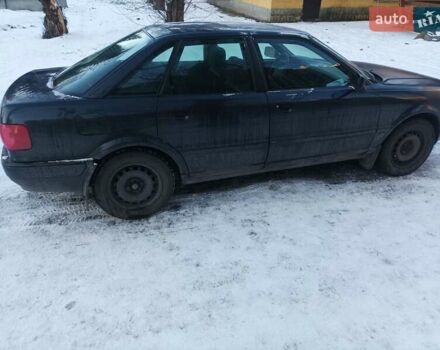 Синий Ауди 80, объемом двигателя 1.98 л и пробегом 290 тыс. км за 3000 $, фото 3 на Automoto.ua