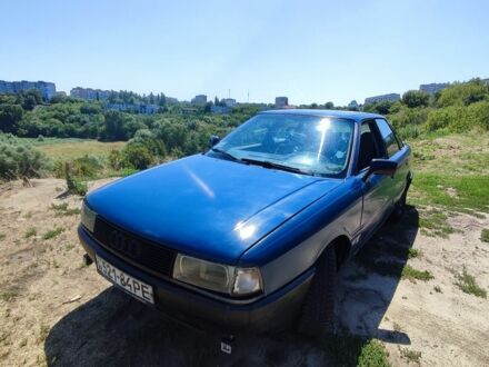 Ауди 80 1986 в Белой Церкве на Automoto.ua Синий Ауди 80, объемом двигателя 1.8 л и пробегом 177 тыс. км за 750 $, фото 1 на Automoto.ua