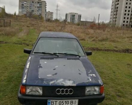 Синій Ауді 80, об'ємом двигуна 1.8 л та пробігом 320 тис. км за 650 $, фото 1 на Automoto.ua