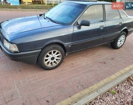 Синий Ауди 80, объемом двигателя 1.8 л и пробегом 315 тыс. км за 1900 $, фото 1 на Automoto.ua