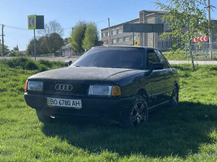 Синий Ауди 80, объемом двигателя 1.8 л и пробегом 341 тыс. км за 2100 $, фото 1 на Automoto.ua