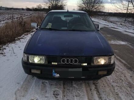 Синий Ауди 80, объемом двигателя 1.78 л и пробегом 417 тыс. км за 1450 $, фото 1 на Automoto.ua