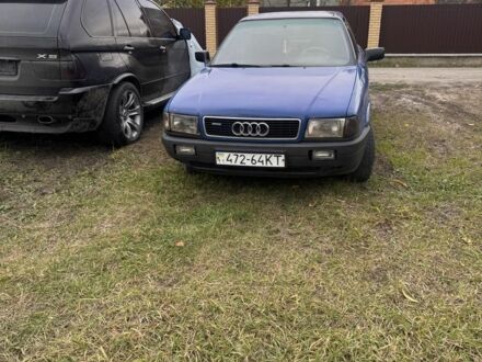 Синий Ауди 80, объемом двигателя 1.8 л и пробегом 500 тыс. км за 1200 $, фото 1 на Automoto.ua