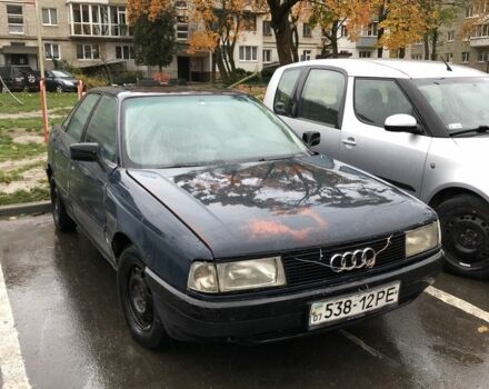 Синий Ауди 80, объемом двигателя 1.6 л и пробегом 200 тыс. км за 698 $, фото 1 на Automoto.ua
