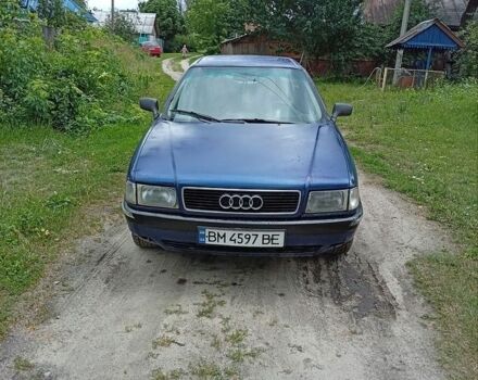 Синий Ауди 80, объемом двигателя 1.8 л и пробегом 472 тыс. км за 1300 $, фото 1 на Automoto.ua