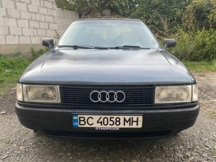 Синий Ауди 80, объемом двигателя 1.8 л и пробегом 365 тыс. км за 1400 $, фото 1 на Automoto.ua
