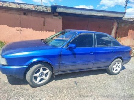 Синий Ауди 80, объемом двигателя 1.8 л и пробегом 10 тыс. км за 1300 $, фото 1 на Automoto.ua