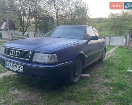 Синий Ауди 80, объемом двигателя 1.8 л и пробегом 350 тыс. км за 1900 $, фото 1 на Automoto.ua