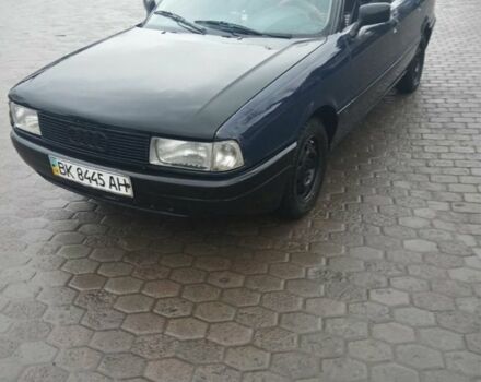 Синий Ауди 80, объемом двигателя 1.8 л и пробегом 224 тыс. км за 1350 $, фото 1 на Automoto.ua