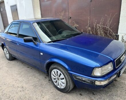 Синий Ауди 80, объемом двигателя 1.8 л и пробегом 50 тыс. км за 950 $, фото 1 на Automoto.ua