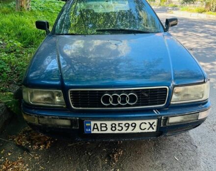Синий Ауди 80, объемом двигателя 1.8 л и пробегом 320 тыс. км за 1075 $, фото 1 на Automoto.ua