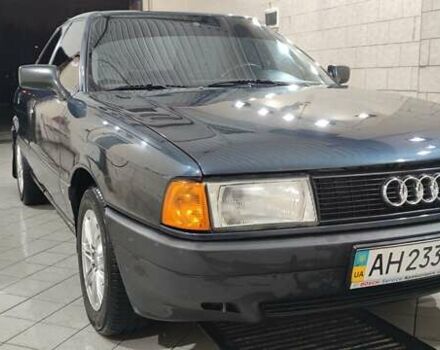 Синий Ауди 80, объемом двигателя 1.8 л и пробегом 320 тыс. км за 2000 $, фото 1 на Automoto.ua