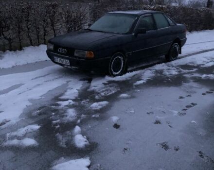 Синий Ауди 80, объемом двигателя 1.8 л и пробегом 289 тыс. км за 1300 $, фото 1 на Automoto.ua
