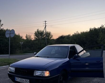 Синий Ауди 80, объемом двигателя 1.8 л и пробегом 270 тыс. км за 1892 $, фото 1 на Automoto.ua