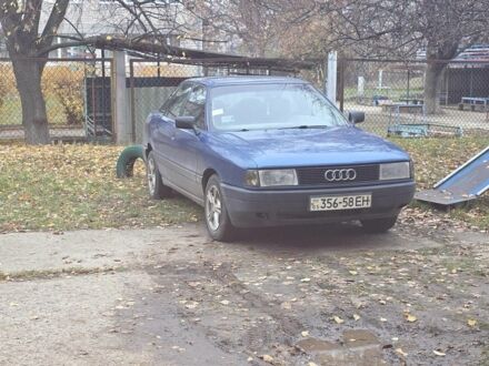 Синий Ауди 80, объемом двигателя 0 л и пробегом 390 тыс. км за 600 $, фото 1 на Automoto.ua