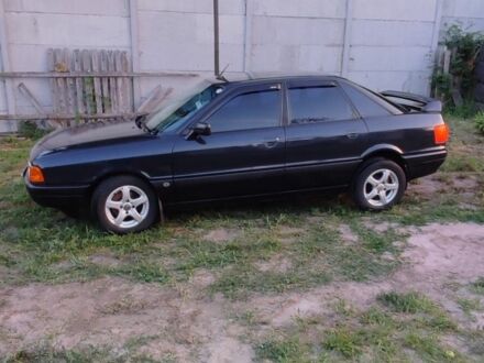 Ауді 80 1989 у Борисполе на Automoto.ua Синій Ауді 80, об'ємом двигуна 1 л та пробігом 359 тис. км за 1600 $, фото 1 на Automoto.ua
