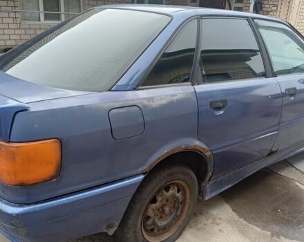 Синий Ауди 80, объемом двигателя 0 л и пробегом 320 тыс. км за 450 $, фото 1 на Automoto.ua