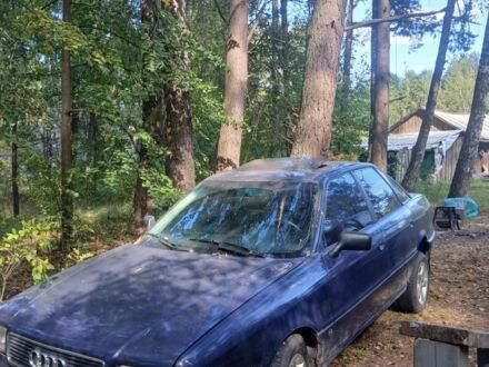 Синий Ауди 80, объемом двигателя 1.8 л и пробегом 10 тыс. км за 1100 $, фото 1 на Automoto.ua