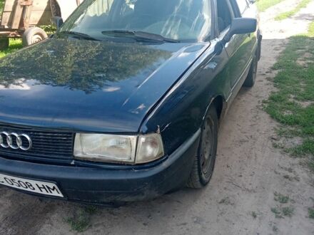 Синій Ауді 80, об'ємом двигуна 1.8 л та пробігом 290 тис. км за 1250 $, фото 1 на Automoto.ua