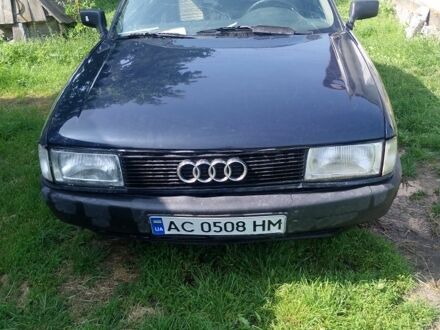 Ауді 80 1989 у Рожище на Automoto.ua Синій Ауді 80, об'ємом двигуна 1.8 л та пробігом 3 тис. км за 1500 $, фото 1 на Automoto.ua
