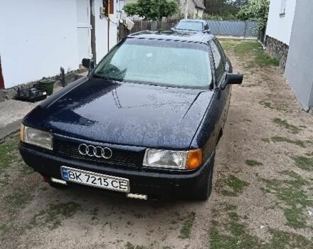 Синий Ауди 80, объемом двигателя 1.8 л и пробегом 480 тыс. км за 1205 $, фото 1 на Automoto.ua