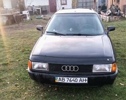 Синий Ауди 80, объемом двигателя 1.8 л и пробегом 326 тыс. км за 1500 $, фото 1 на Automoto.ua