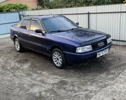 Синий Ауди 80, объемом двигателя 2 л и пробегом 266 тыс. км за 2000 $, фото 1 на Automoto.ua